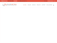 Tablet Screenshot of groupeneotech.ca